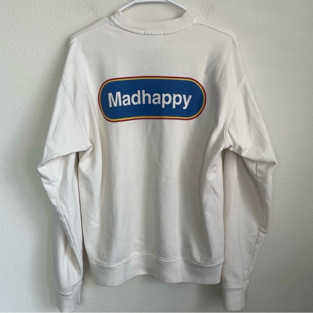 Madhappy White Crewneck Sweater and sweat pants